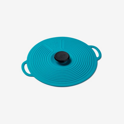 Zeal Classic Self Sealing Silicone Pan Lid 15cm, Aqua