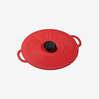 Zeal Classic Self Sealing Silicone Pan Lid 15cm, Red