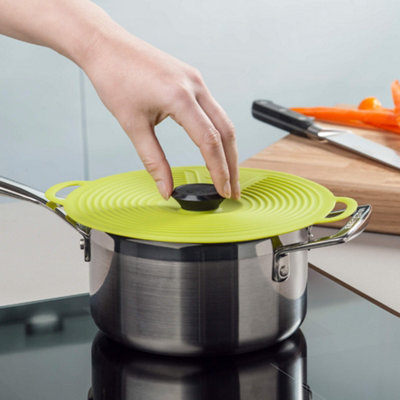 Zeal Classic Self Sealing Silicone Pan Lid, 20cm, Lime