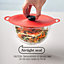 Zeal Classic Self Sealing Silicone Pan Lid, 20cm, Red
