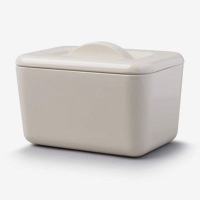 Zeal Melamine Insulated Butter Dish, Cream | DIY at B&Q