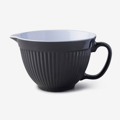 Zeal Melamine Mixing Bowl Jug 20cm, Dark Grey DIY at B&Q