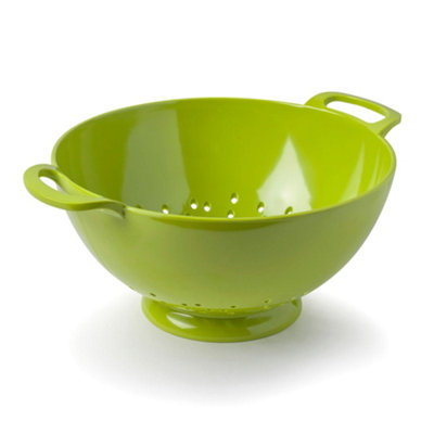 Zeal Premium Melamine Colander, Large 24cm, Lime | DIY at B&Q