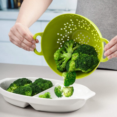 Zeal Premium Melamine Colander, Medium 20cm, Lime