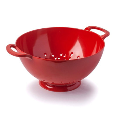 Zeal Premium Melamine Colander, Medium 20cm, Red | DIY at B&Q