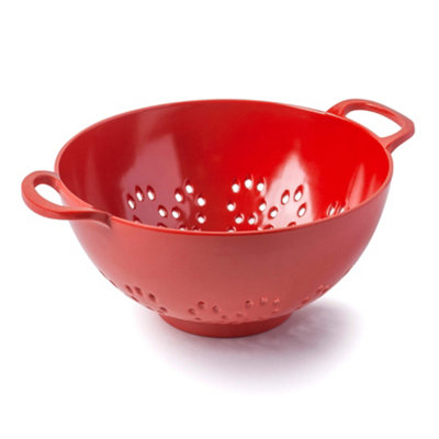 Zeal Premium Melamine Colander, Small 15cm, Red | DIY at B&Q