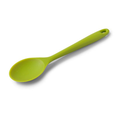 Zeal Silicone Cooking Spoon 28cm, Lime | DIY at B&Q