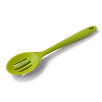 Zeal Silicone Slotted Spoon 28cm, Lime