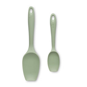 Zeal Silicone Spatula Spoon Set, Sage Green