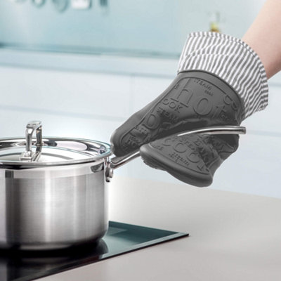 Steam Stop Waterproof Silicone Double Oven Glove