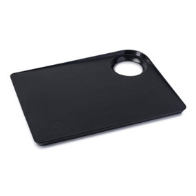 Zeal Straight to Pan Chopping Board, Large, Black