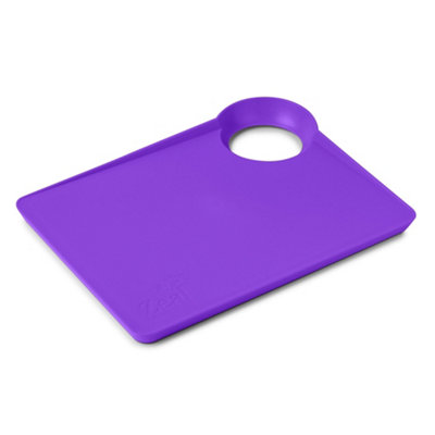 Zeal Straight to Pan Chopping Board, Purple