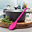 Zeal Traditional Silicone Cooking Spoon, 25cm, Pink