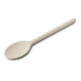 Zeal Traditional Silicone Cooking Spoon 30cm, Cream