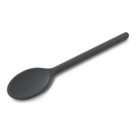Zeal Traditional Silicone Cooking Spoon 30cm, Dark Grey