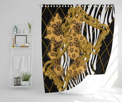 Zebra & Baroque (Shower Curtain) / Default Title Price Comparisons | Compare The Build