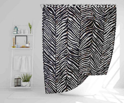 Zebra Grunge Print (Shower Curtain) / Default Title Price Comparisons | Compare The Build