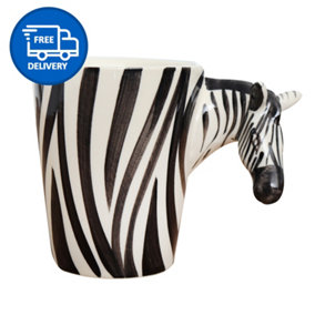 Zebra Mug Coffee & Tea Cup by Laeto House & Home - INCLUDING FREE DELIVERY