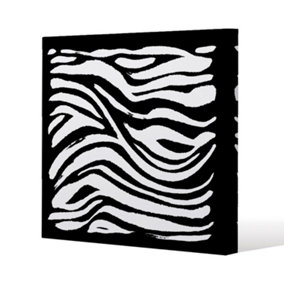 Zebra Print (Canvas Print) / 114 x 114 x 4cm