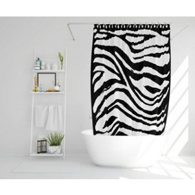 Zebra Print (Shower Curtain) / Default Title