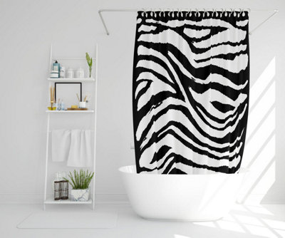 Zebra Print (Shower Curtain) / Default Title