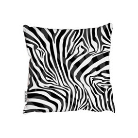 Zebra print texture (Outdoor Cushion) / 60cm x 60cm