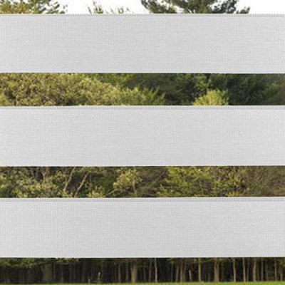 Zebra Roller Blind 60 x 165cm Light Filtering Adjustable Blinds - Grey