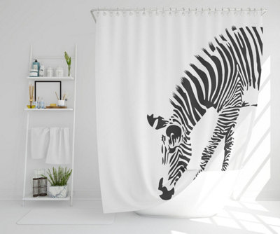 Zebra (Shower Curtain) / Default Title Price Comparisons | Compare The Build