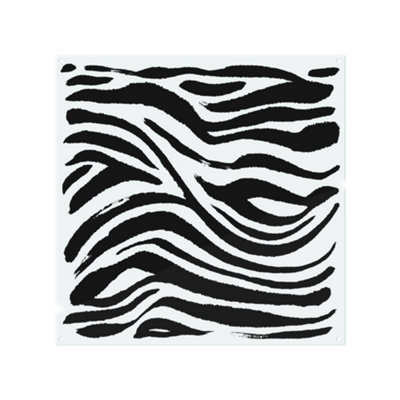 Zebra Stripes Print Splash Back designer style