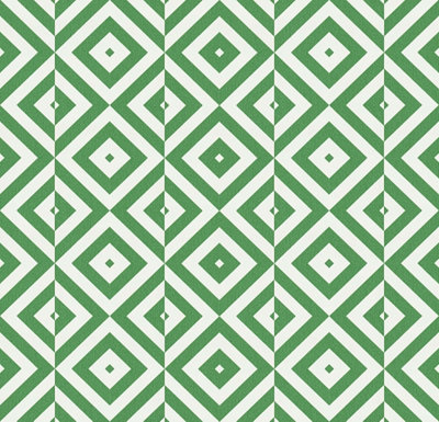Zed Decor Green and White Stripes Geometric Squares Bedroom, Living Room, Feature Wall Wallpaper 373312