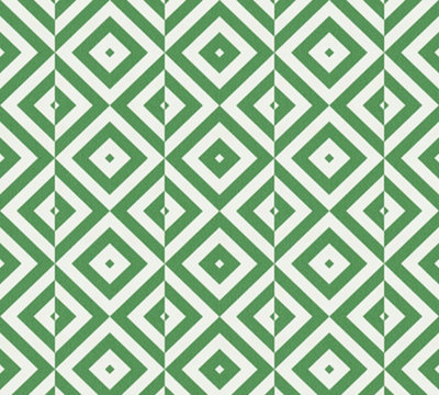 Zed Decor Green and White Stripes Geometric Squares Bedroom, Living Room, Feature Wall Wallpaper 373312