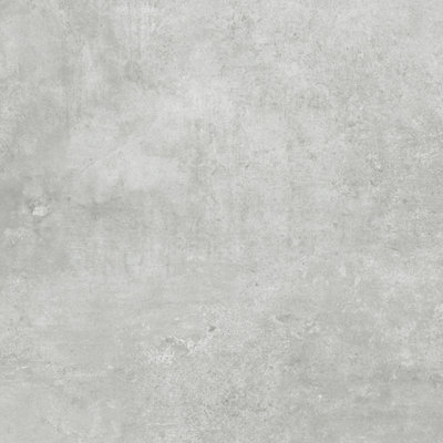 Zen Matt Grey Concrete Effect Porcelain Outdoor Tile Pack of 15 Tiles 5.58m² (L)610mm (W)610mm