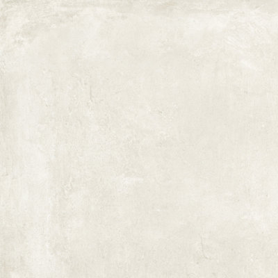 Zen Matt Ivory Concrete Effect Porcelain Outdoor Tile Pack of 1 Tile 0.81m² (L)900mm (W)900mm