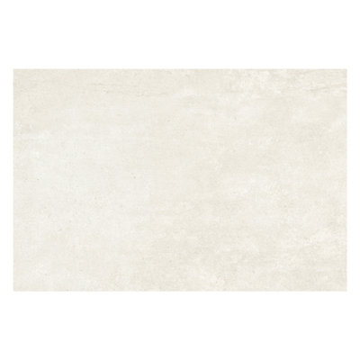 Zen Matt Ivory Concrete Effect Porcelain Outdoor Tile - Pack of 10, 5.4m² - (L)900x(W)600mm