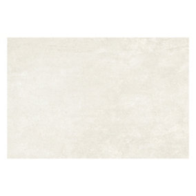 Zen Matt Ivory Concrete Effect Porcelain Outdoor Tile - Pack of 20, 10.8m² - (L)900x(W)600mm