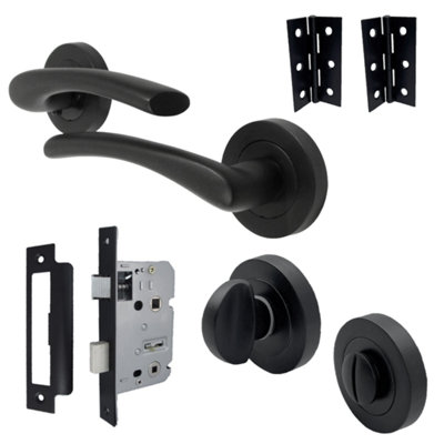 Hunta HANDLEZONE® 7 Sets Zena Lever On Round Rose Door Handles