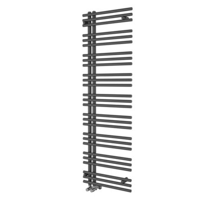 Zenith Anthracite Heated Towel Rail - 1600x500mm