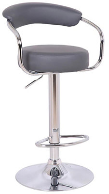 Zenith Kitchen Bar Stool, Single, Height Adjustable Gas Lift ...