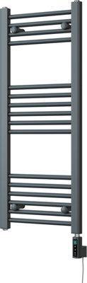 Zennor - Anthracite Electric Towel Rail H1000mm x W400mm Straight 300w Thermostatic WIFI