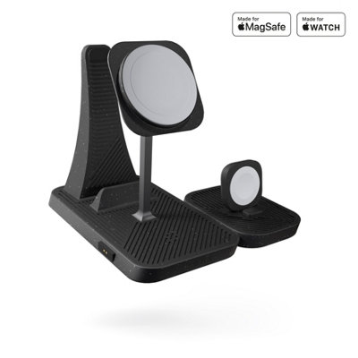 Zens 4-in-1 Modular Wireless Charging Station (incl. Wall Charger) - black