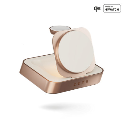 Zens Nightstand Magnetic Wireless Charger Pro 2  (incl. Wall Charger) - copper