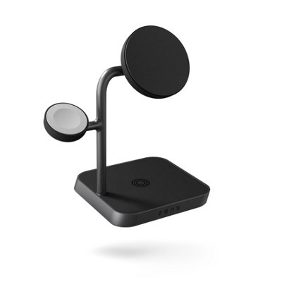 Zens Office Wireless Charger 3 (incl. Wall Charger) - black