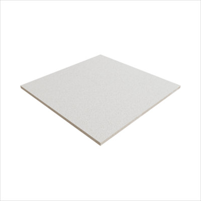 Zentia Dune Evo BP5460M White Ceiling Tiles 600 x 600mm with Square