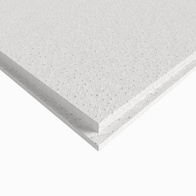 Zentia Dune Evo BP5462M White Ceiling Tiles 600 x 600mm with Reveal Edge for 24mm Gridwork - 3