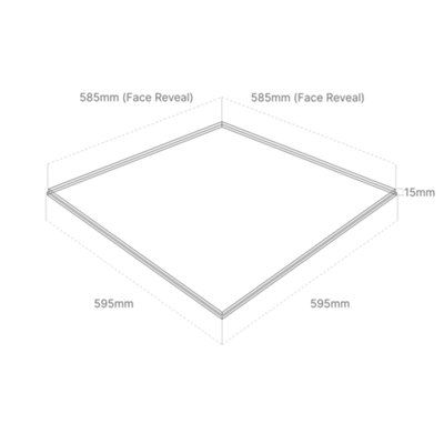 Zentia Dune Evo BP5464M White Ceiling Tiles 600 x 600mm with