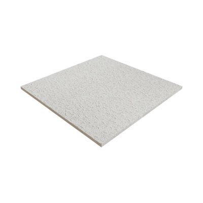 Zentia Tatra BP958M White Ceiling Tiles 600 x 600mm with Square Edge