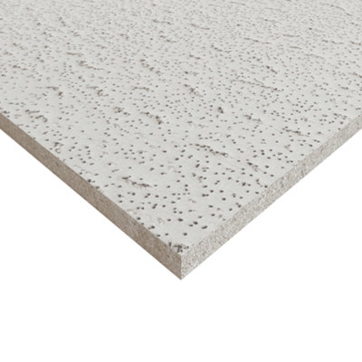 Zentia Tatra BP958M White Ceiling Tiles 600 x 600mm with Square Edge
