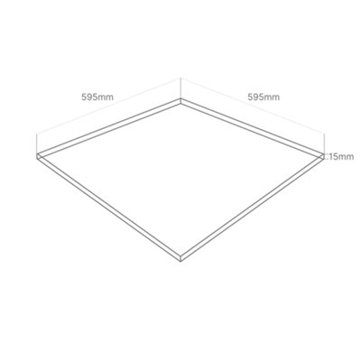 Zentia Tatra BP958M White Ceiling Tiles 600 x 600mm with Square Edge - 6