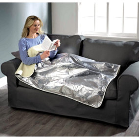 Zero Degree Ultimate Heat Retaining Blanket - 146 x 94cm Soft, Lightweight, Reversible and Water-Resistant Polyester Fleece Throw