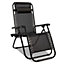 Zero Gravity Reclining Folding Garden Chair - Black
